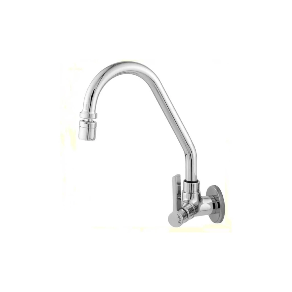 Torneira de Parede para Cozinha Leão Cromada 1168 C17