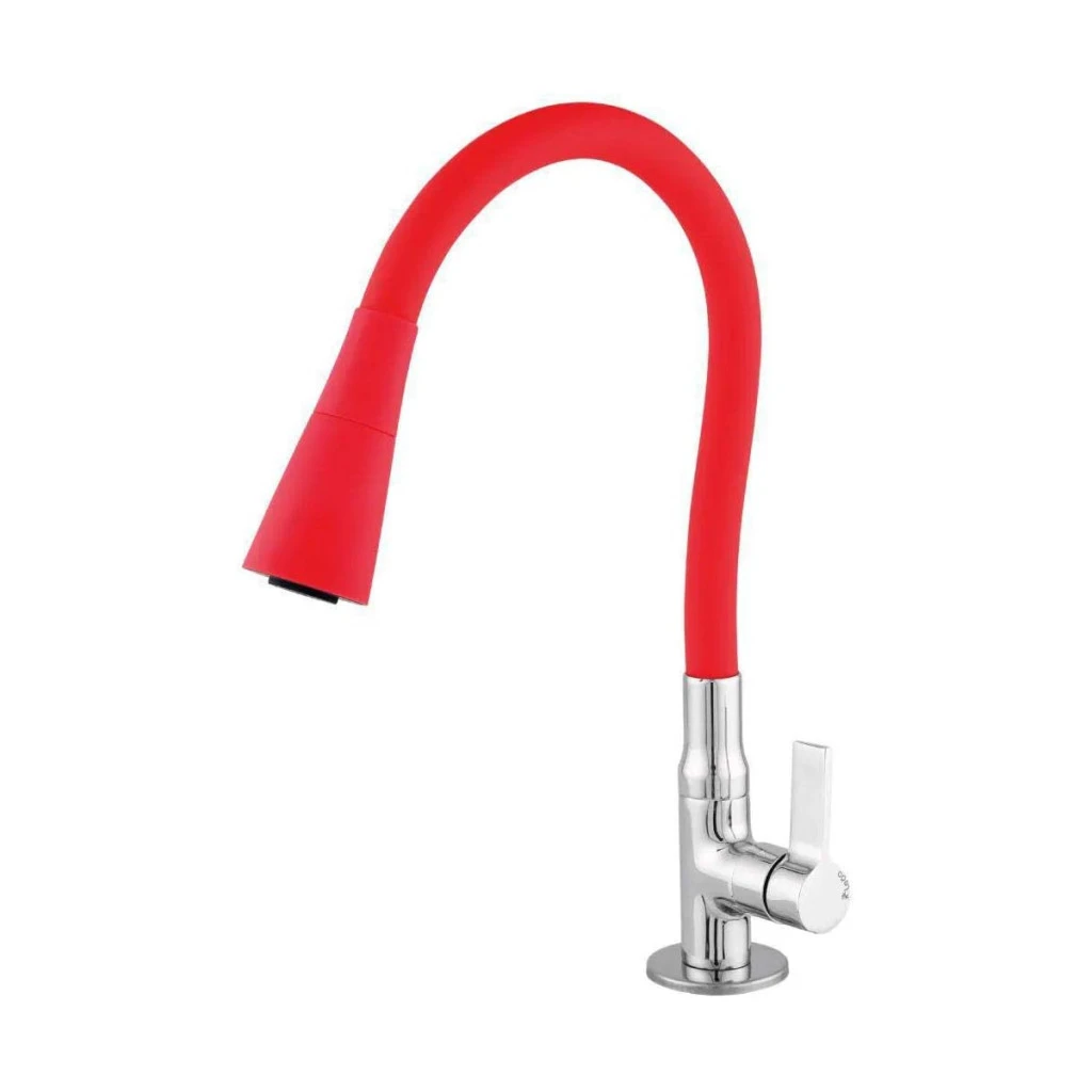 Torneira Cozinha Flexível Leão Metais Color Duo Red - 6367
