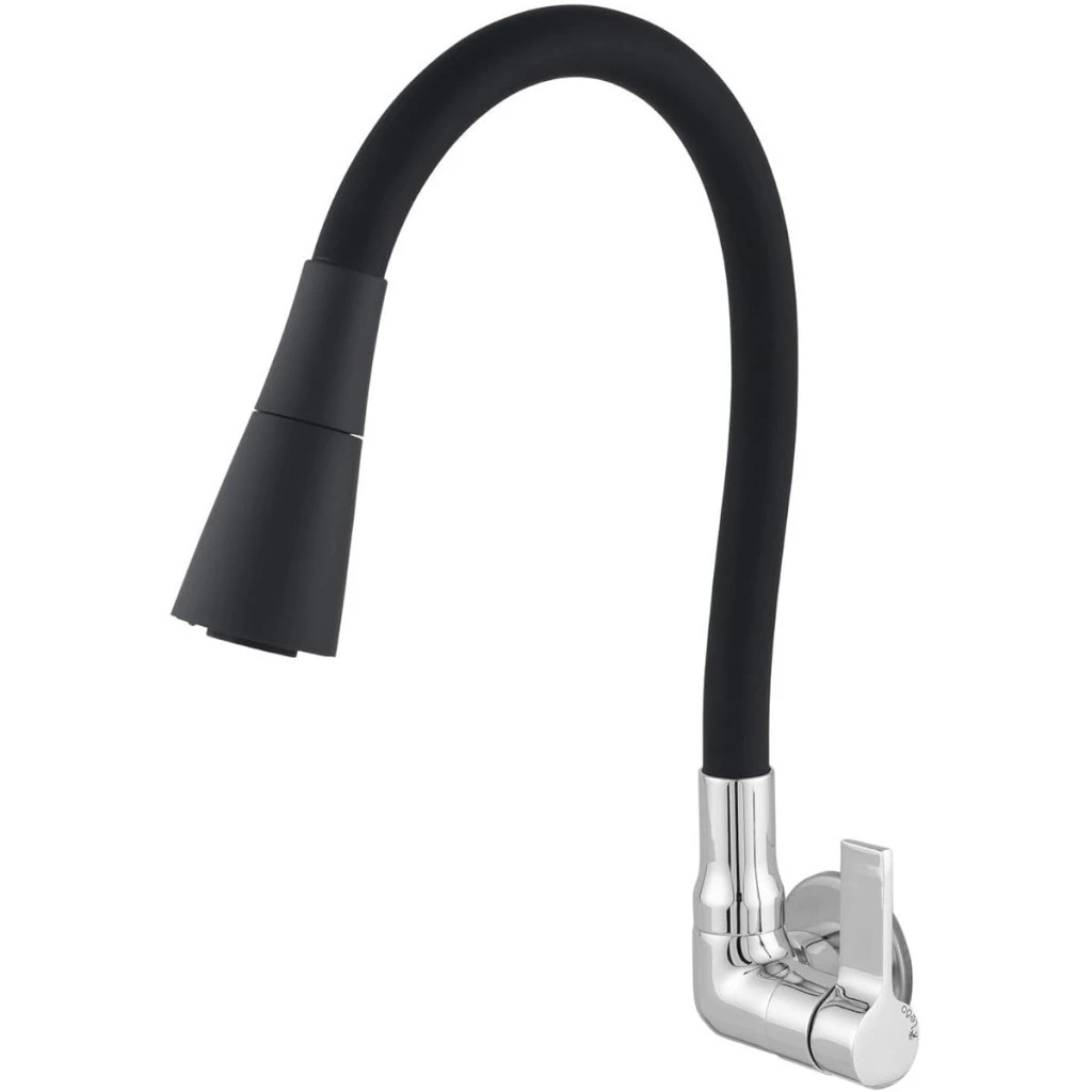 Torneira de Parede para Cozinha Leão Preta 6368 C70