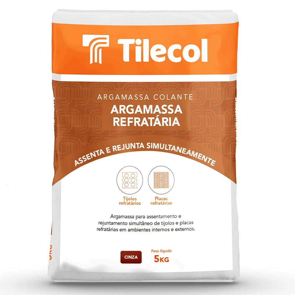 Argamassa Refrataria 5kg Tilecol