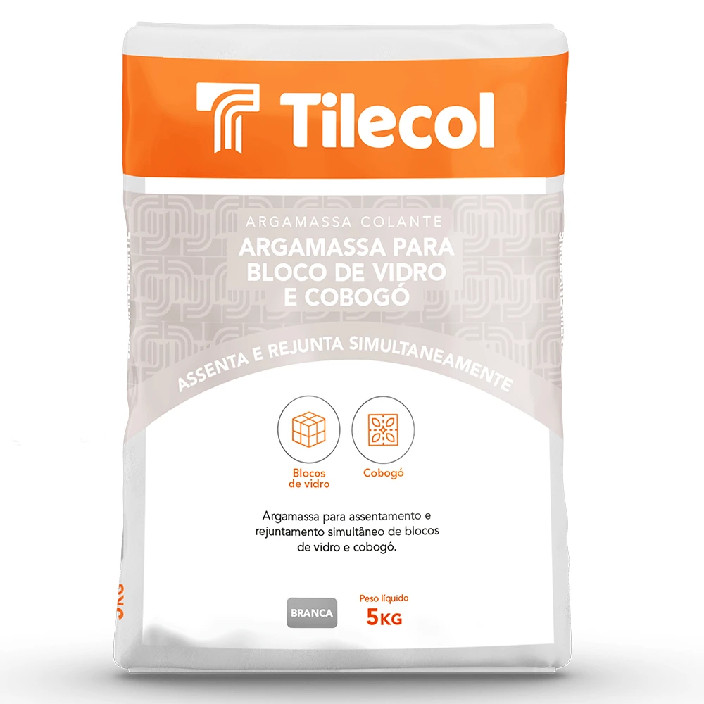 Argamassa P/ Bloco Vidro 5kg Tilecol