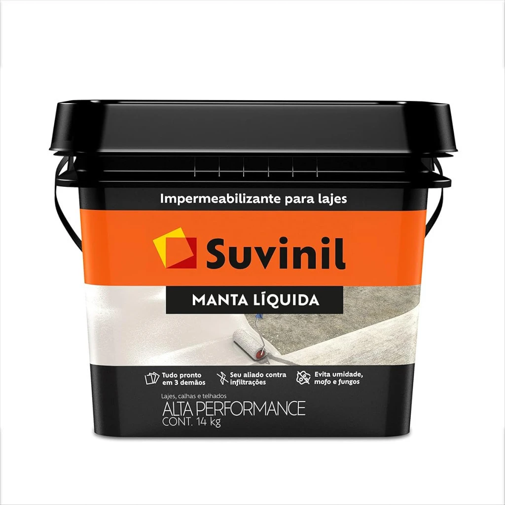 Manta Líquida Impermeabilizante Lajes Calhas e Telhados - Suvinil 14kg