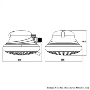 Ducha Elétrica Bella-ducha 4t Branco 6800w 220v - Imagem 4