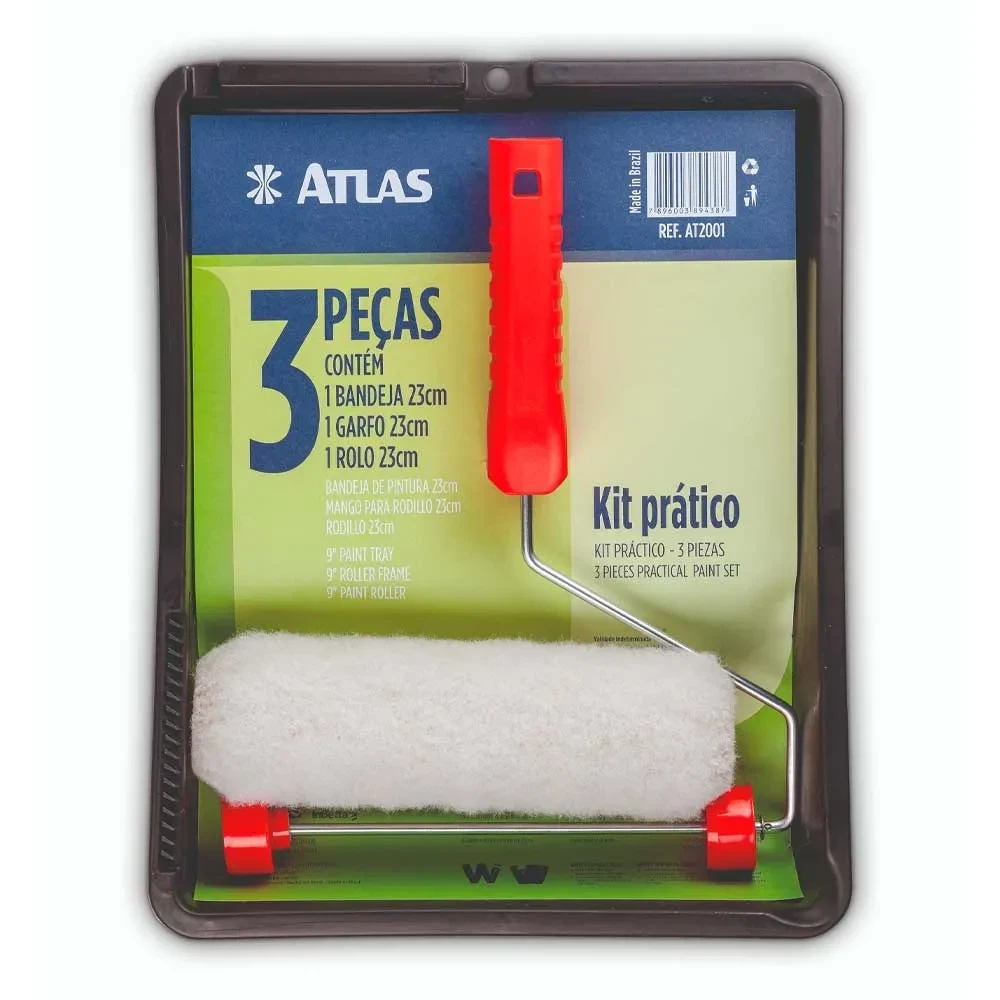 Kit 3 Pecas At2001 Multiuso Atlas