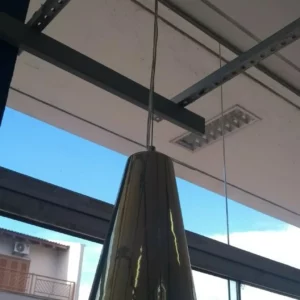 Pendente Aço/vidro E27 - Hu2093g Bella