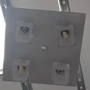 Plafon Quad 30cm 4 Gelinho G9 Brunato