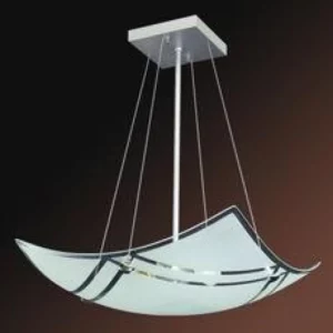 Pendente Quadrado 40cm Br/fosco 446 Ema