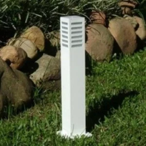 Balizador Quadrado 50cm Br/pt Vidro Listrado 14400 Germany