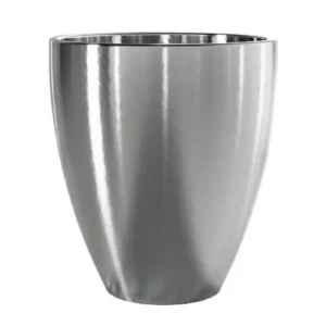 Vaso Ceramico Frankfurt Prata 10cm Japi Vcfp10