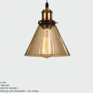 Pendente Ambar 1005/180 Vidro Adn