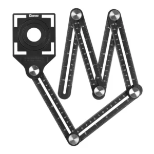 Gabarito Angular Metálico Multifunção Preto