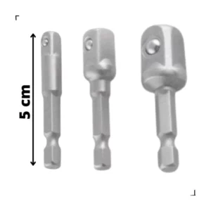 Adaptador para Soquetes Jogo com 3 Peças - Vonder - Imagem 4