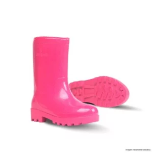 Bota Borracha Kids Rosa
