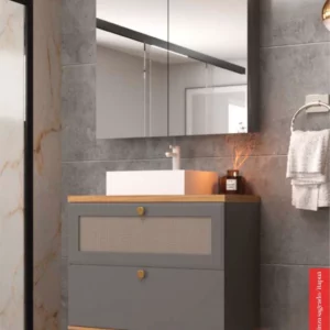 Kit Balcao Cewal 80cm Ref.801 (cinza Sag/itapua)