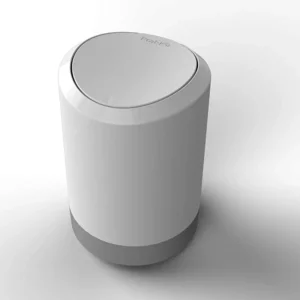 Lixeira C/ Tampa Click P/ Banheiro 5l Branca Pratk - Imagem 3