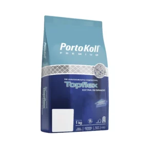 Rejunte 1kg Resinado Branco Bril Topflex Portokoll