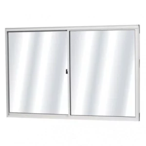 Jan Aluminio 1,00l X 1,00a V.i.correr (2fl Moveis) Branca Mgm