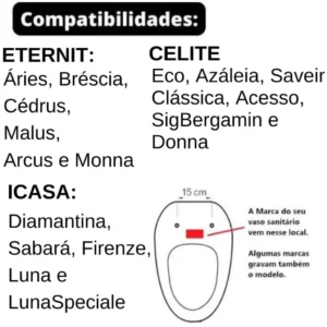 Assento Almofadado Branco - Imagem 3