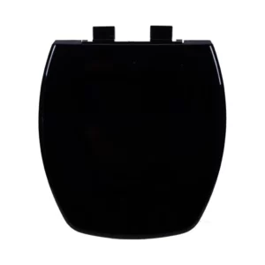 Assento Sanitário Preto 02 com Fechamento Suave Thema Astra - Imagem 3