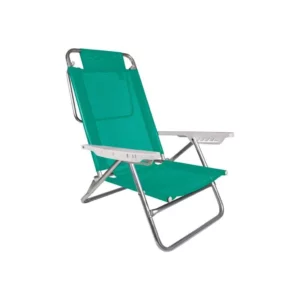 Cadeira de Praia Reclinável Summer Fashion Anis Mor