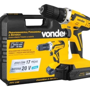 Parafusadeira/furadeira a Bateria 20v Pfv238 Bivolt Vonder