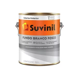 Suvinil Fundo Br Fosco Madeira 3,6 Lt Base Solvente