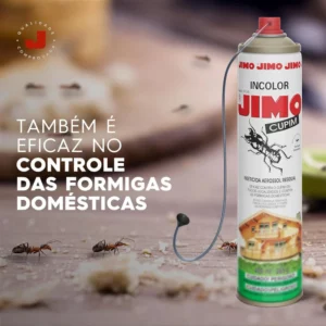 Jimo Cupim Contra Cupim Brocas e Formigas Alto Poder Residual e de Penetração Aerossol 400ml - Imagem 6