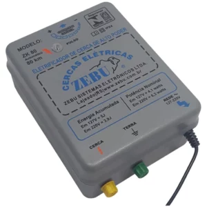 Eletrificador de Cerca para Animais Cerca Elétrica Zebu Zk80 - Imagem 5