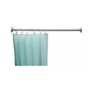 Jackwal, 24003051, Suporte para Cortina de Banheiro Varão Extensível 85 a 135 Cm, Cor Cromado, Plástico