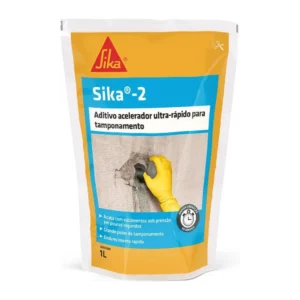 Aditivo Impermeabilizante - Sika-2 Vermelho - para Pastas de Cimento - Uso em Concreto - 1l - Sika