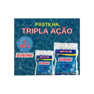 Tablete Cloro 200g Multipla Ação 3 em 1 - Quibenne - Imagem 4