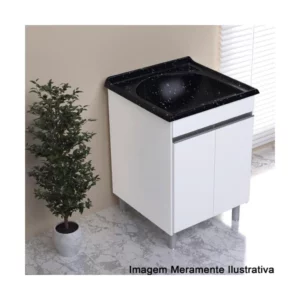 Armario Kit Lavanderia Amelia 61,5 X 61cm P.escura Rorato - Imagem 3