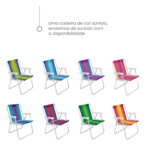 Cadeira Alta Alumínio Mor - Estampas Sortidas - Imagem 3