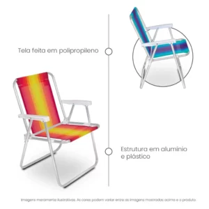Cadeira Alta Alumínio Mor - Estampas Sortidas - Imagem 5