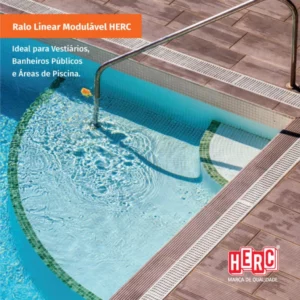 Ralo Linear Modulável Branco 50 Cm - Herc - Imagem 3