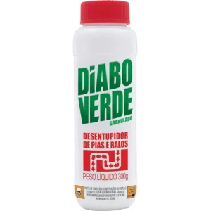 Desentupidor de Pias e Ralos Granulado 300g, Diabo Verde
