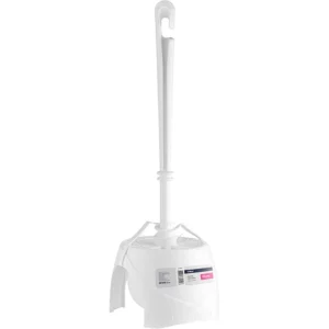 Escova Sanitária de Plástico, Cor Branca, Linha Primafer, Atlas.