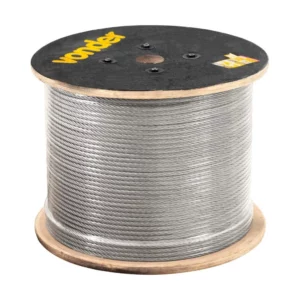 Cabo Aço 6,4 Mm 1/4 6 X 7 Af Galvanizado 100 M