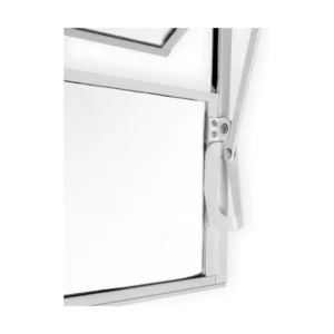 Janela Basculante de Alumínio 2 Seções Mgm Soft 40x40cm Branco Janela Basculante de Alumínio 2 Seções Soft 40x40cm Branco Mgm - Imagem 4