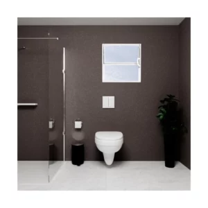 Janela Basculante de Alumínio 2 Seções Mgm Soft 40x40cm Branco Janela Basculante de Alumínio 2 Seções Soft 40x40cm Branco Mgm - Imagem 6