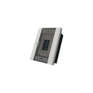 Quadro para Disjuntor Pvc de Embutir Taf 1 a 6 Preto 1 a 8 Branco