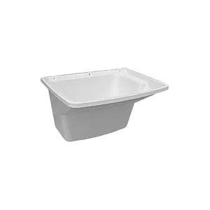 Tanque de Lavar Roupa 15 Litros com Válvula Integrada Bellart Branco com Dimensão de 53 X 43,6 X 29 Cm Durín