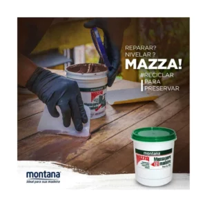 Massa para Madeira 220gr Branca Montana - Imagem 3