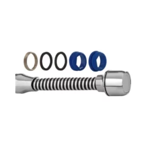 Extensor Plastico Cromado P/torneira C/rosca 14cm - Imagem 3