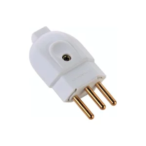 Pino Ac Macho 2p+t 10a Tripolar Branco Tramontina