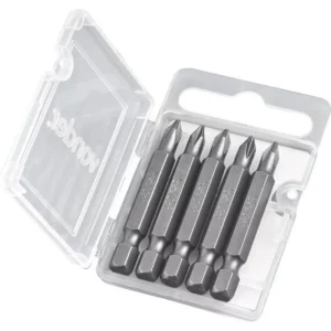 Bits/ponteira Phillips Ph1 1/4" X 50mm 5 Peças - Vonder - Imagem 3