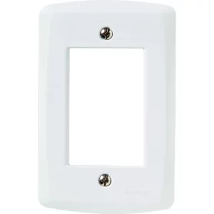 Placa Tramontina Lux 2 Branca 2x4 com 3 Postos