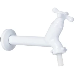 Torneira 15cm com Bico Mangueira para Pia Marujá Branco