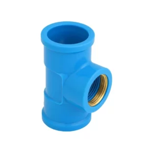 Te Azul com Bucha Latao 25mm X 1/2" - Krona