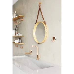 Torneira Lavatório Mesa Bica Alta Rose Gold Flatt 1195 F71 Lorenzetti - Imagem 3